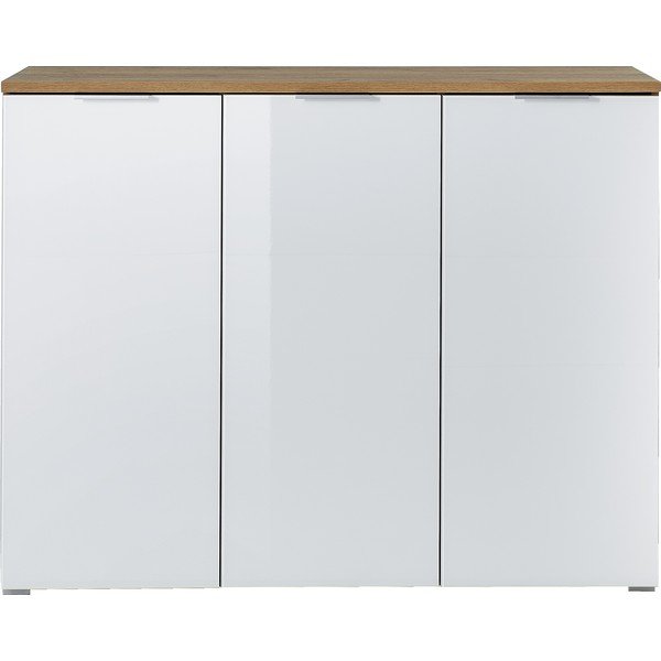 Biała szafka na buty w dekorze dębu Telde – Germania-image-2