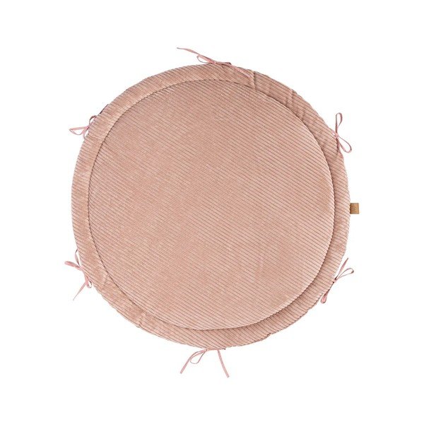 Różowy kokon dla niemowląt 100x100 cm – Meowbaby-image-3