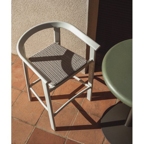 Kremowy drewniany hoker ogrodowy Erice – Kave Home-image-1