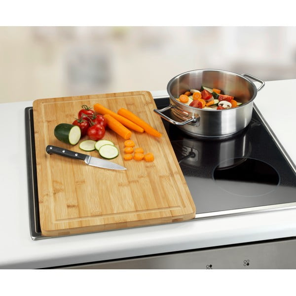 Płyta bambusowa na kuchenkę/deska do krojenia Wenko-image-1