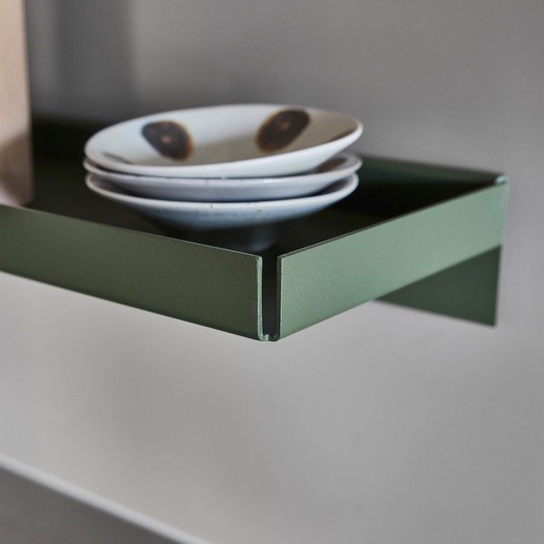 Ciemnozielona metalowa półka 50 cm Bakku – OYOY Living Design-image-2