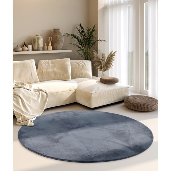 Antracytowy okrągły dywan ø 160 cm Leon – Villeroy&Boch-image-1