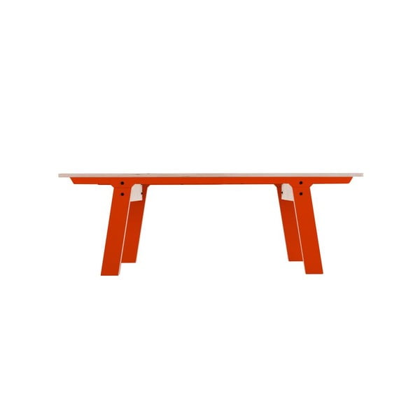 Pomarańczowa ławka rform Slim 01, dł. 133 cm