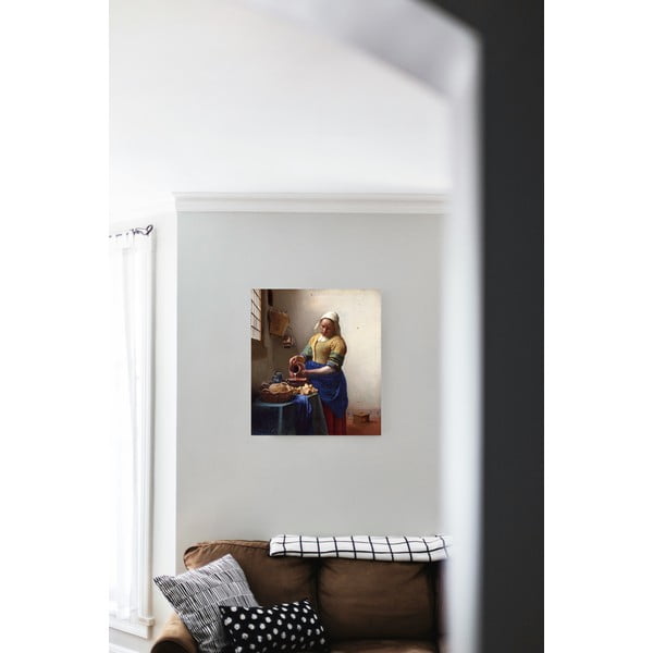 Obraz – reprodukcja 45x60 cm The Milkmaid, Jan Vermeer – Fedkolor-image-1