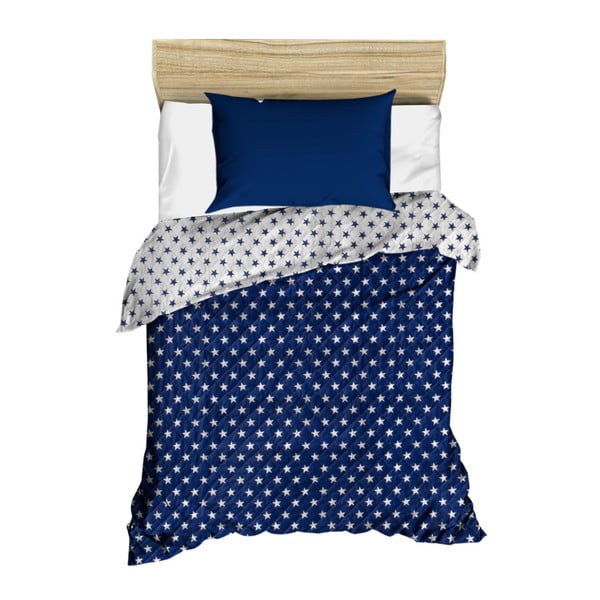 Ciemnoniebieski pikowana narzuta na łóżko Cihan Bilisim Tekstil Dotty, 160x230 cm