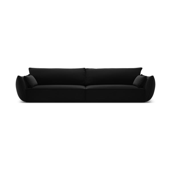 Czarna aksamitna sofa 248 cm Vanda – Mazzini Sofas