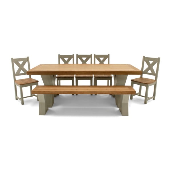 Stół do jadalni z litego drewna VIDA Living Monroe, dł. 2,3 m