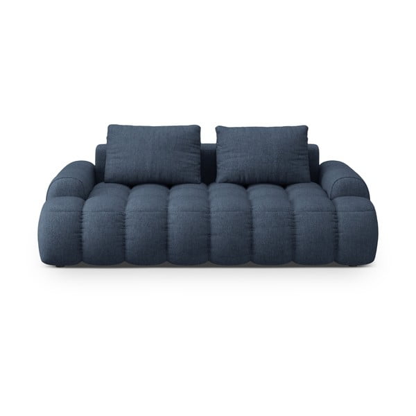 Ciemnoniebieska sofa 200 cm Linz – Cosmopolitan Design