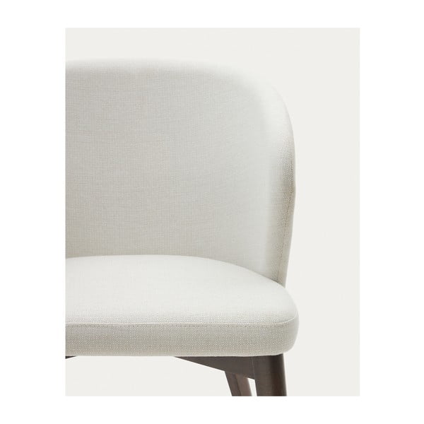 Kremowy tapicerowany fotel jadalniany Darice – Kave Home-image-2