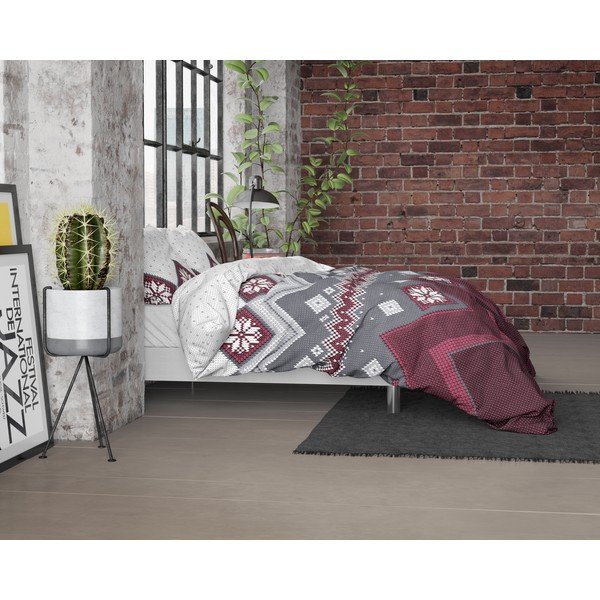 Flanelowa pościel dwuosobowa Dreamhouse Nordic, 200x220 cm-image-3