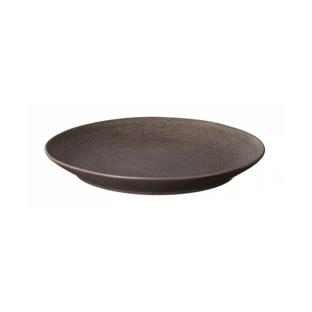 Ciemnobrązowy ceramiczny talerz deserowy ø 21 cm Kumi – Blomus