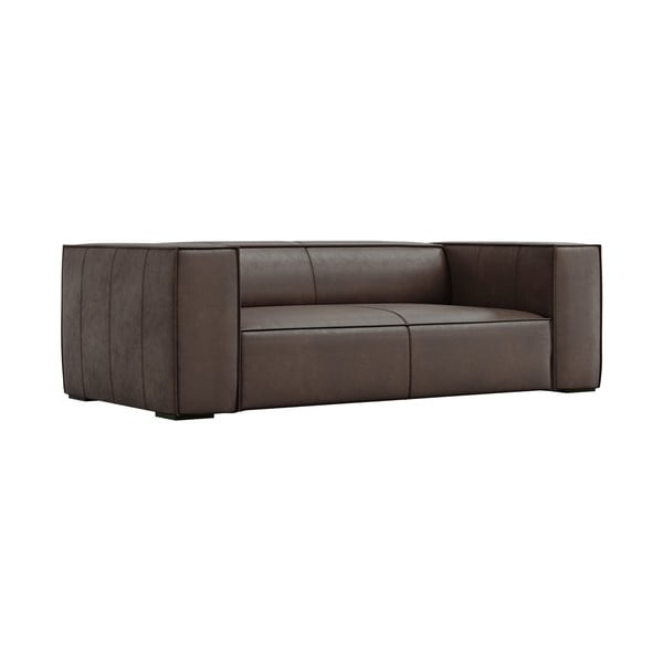 Brązowa skórzana sofa 212 cm Madame – Windsor & Co Sofas-image-2