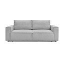 Jasnoszara sztruksowa rozkładana sofa 245 cm Nihad – Bobochic Paris