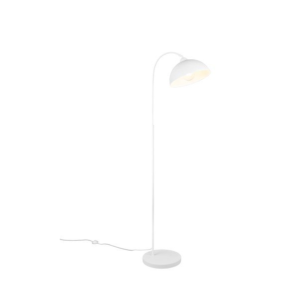 Biała lampa stojąca z metalowym kloszem (wysokość 170 cm) Sierra – Reality-image-2