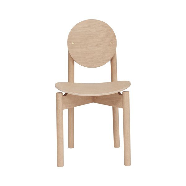 Krzesło z litego drewna jesionowego w jasnym naturalnym kolorze Oy – OYOY Living Design