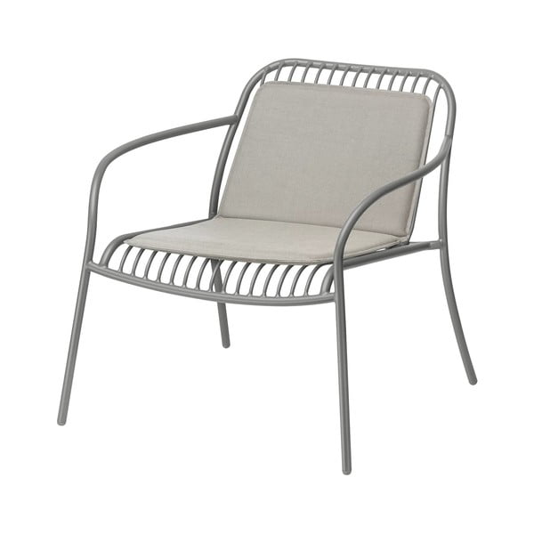 Szara ogrodowa poduszka do siedzenia 45,5x75 cm Yua – Blomus-image-2