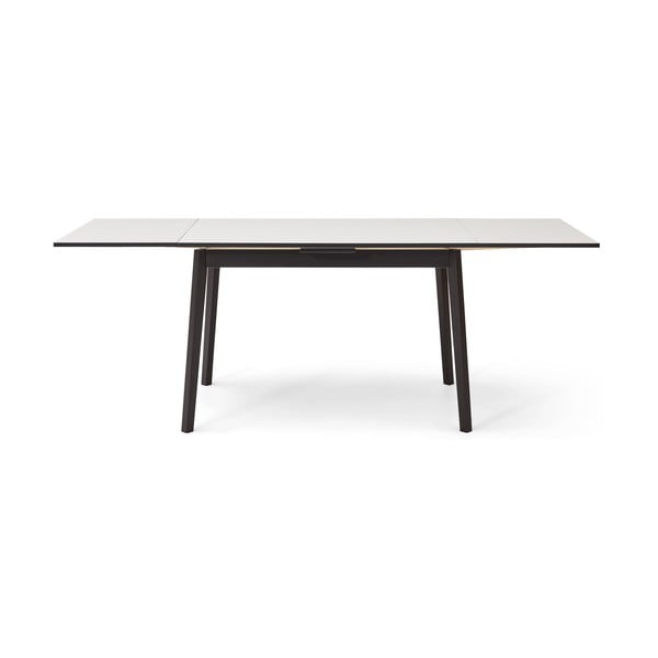 Czarno-biały rozkładany stół w dekorze dębu Hammel Single, 120 x 80 cm-image-4