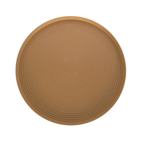 Musztardowy metalowy stolik Leitmotiv Force, wys. 37,5 cm-image-2