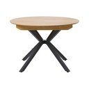 Okrągły rozkładany stół z dodatkowym blatem ø 120 cm Cesura – Unique Furniture
