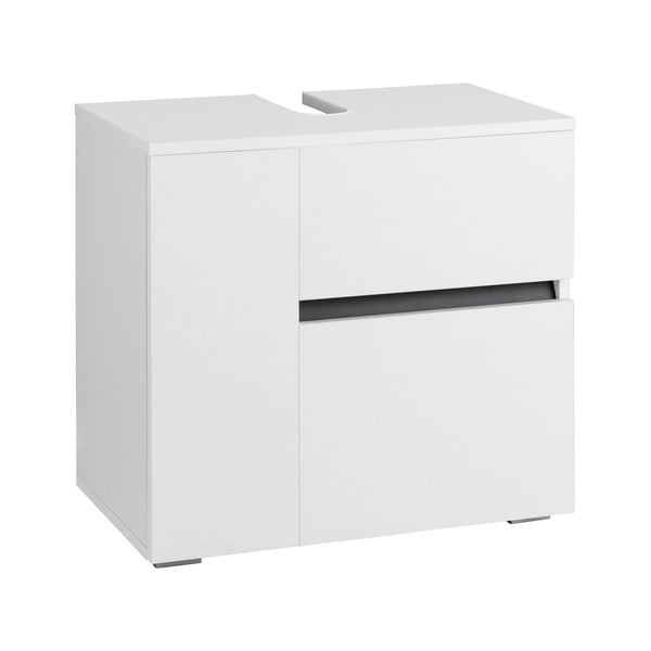 Biała szafka pod umywalkę Støraa Wisla, 60x55 cm-image-1