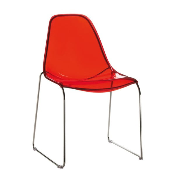 Czerwone krzesło Pedrali DayDream 401