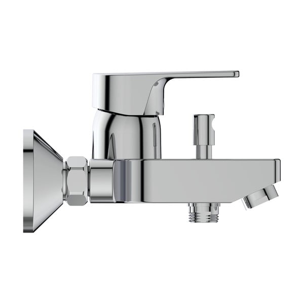 Wannowa bateria ścienna w kolorze srebra z połyskiem Cerafine D – Ideal Standard-image-4