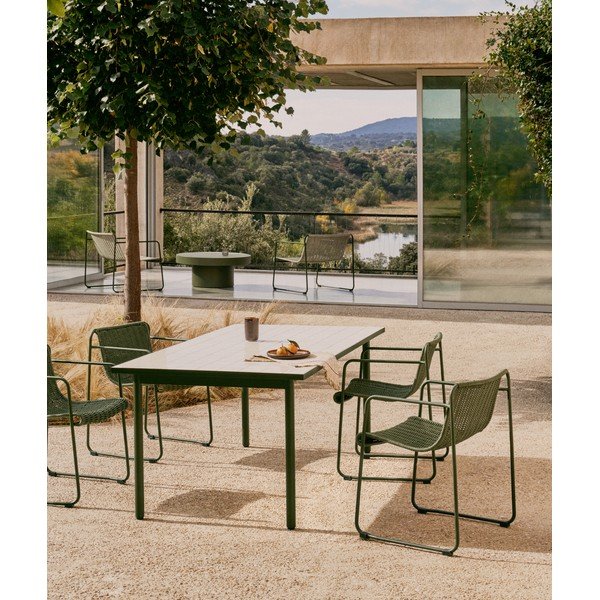 Stół ogrodowy z ceramicznym blatem 101x223 cm Maurina – Kave Home-image-3