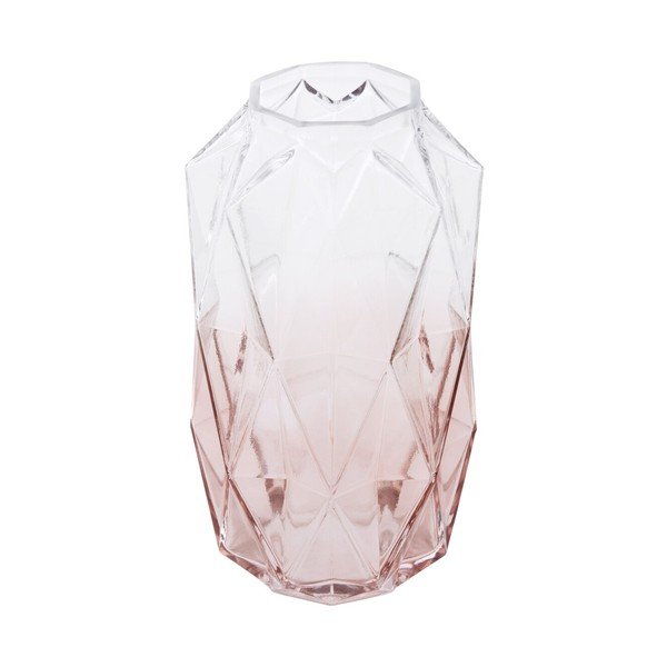 Różowy szklany wazon (wysokość 28 cm) Brice – Premier Housewares-image-3