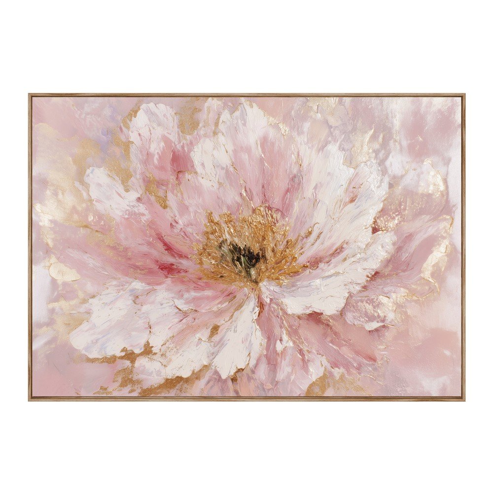 Obraz drukowany z ramą w zestawie/na płótnie 100x70 cm Floral Whispers – Styler