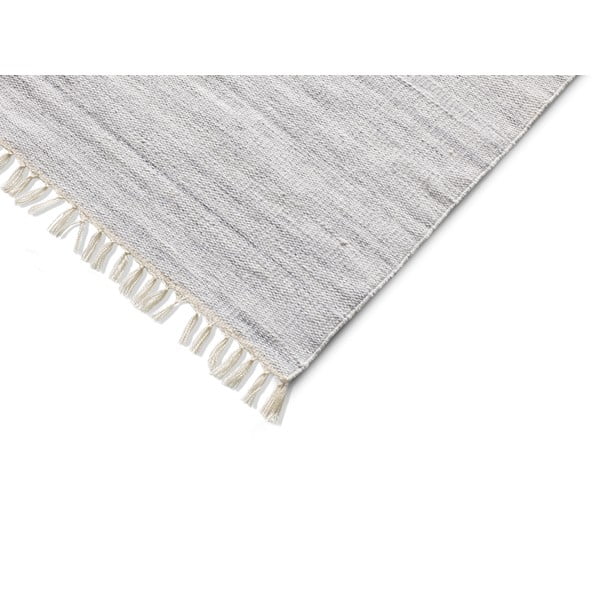 Jasnoszary dywan zewnętrzny z tworzywa z recyklingu Universal Liso, 140x200 cm-image-2
