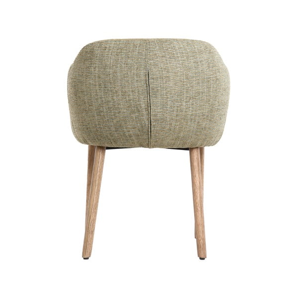 Jasnozielone tapicerowane fotele jadalniane zestaw z podłokietnikami 2 szt. Blaine – Light & Living-image-4