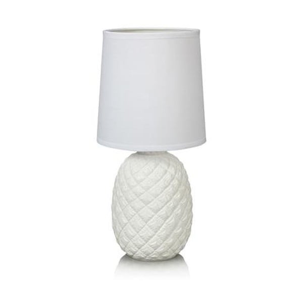 Biała lampa stołowa Markslöjd Pineapple