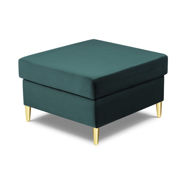 Morski aksamitny podnóżek Kyoto – Cosmopolitan Design-image-2