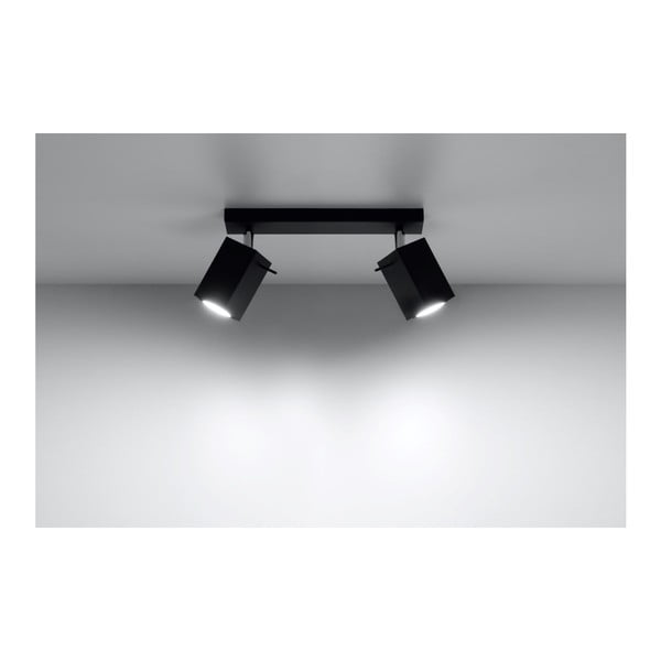 Czarna lampa sufitowa Sollux Toscana 2-image-2