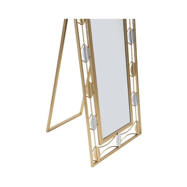 Lustro stojące w żelaznej ramie Mauro Ferretti Glam Leaf, 50x170 cm-image-1