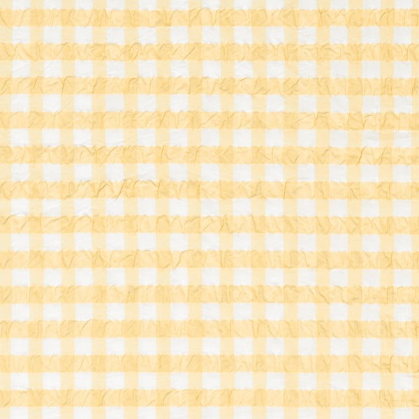 Żółto-biała pościel jednoosobowa z kory 140x200 cm Bæk&Bølge – JUNA-image-2