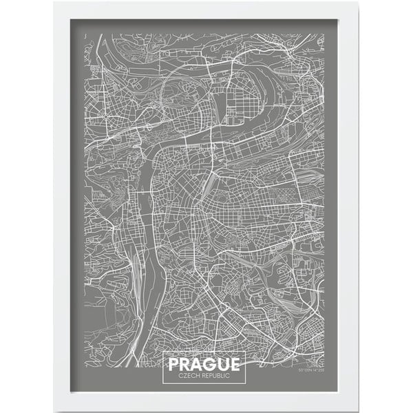 Plakat w ramie 40x55 cm Prague – Wallity
