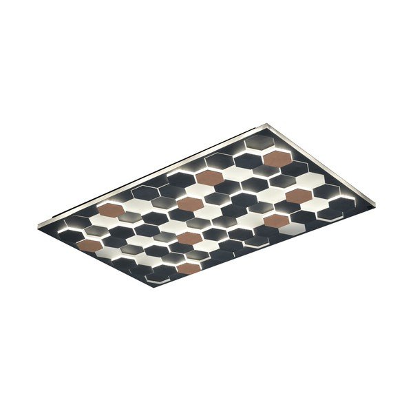 Czarna lampa sufitowa LED ze sterowaniem głosowym/mobilną aplikacją i metalowym kloszem 70x115 cm Cifavo – CINQUE-image-4