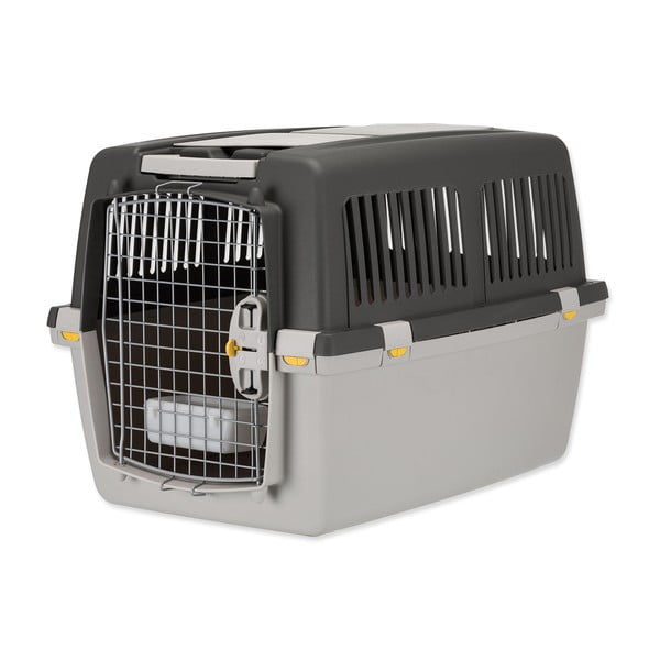 Szary transporter dla czworonoga 72x52 cm Trixie Gulliver 4 S-M – Plaček Pet Products