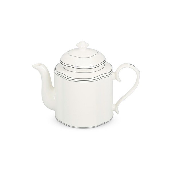 Biały dzbanek do herbaty new bone china 1,3 l Odette – S|P Collection-image-4