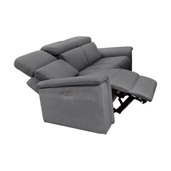 Szara skórzana sofa 211 cm Pareli – Støraa-image-3