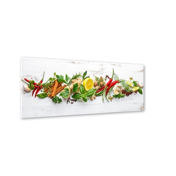 Obraz Styler Glasspik Shabby Herbs, 30x80 cm-image-1