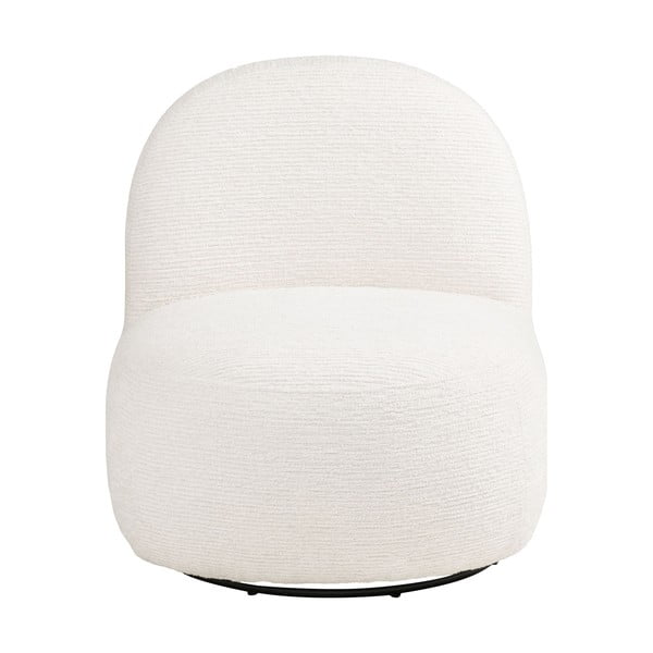 Kremowy obrotowy fotel Milo – House Nordic-image-2