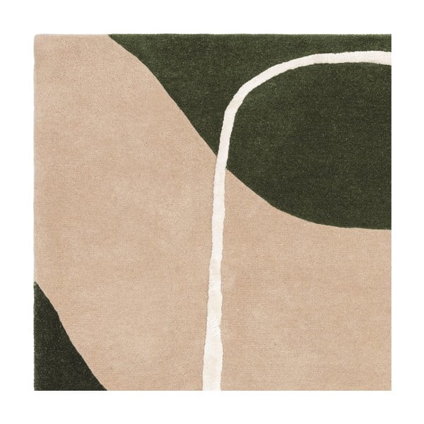 Zielony wełniany dywan tkany ręcznie 200x300 cm Matrix – Asiatic Carpets-image-3