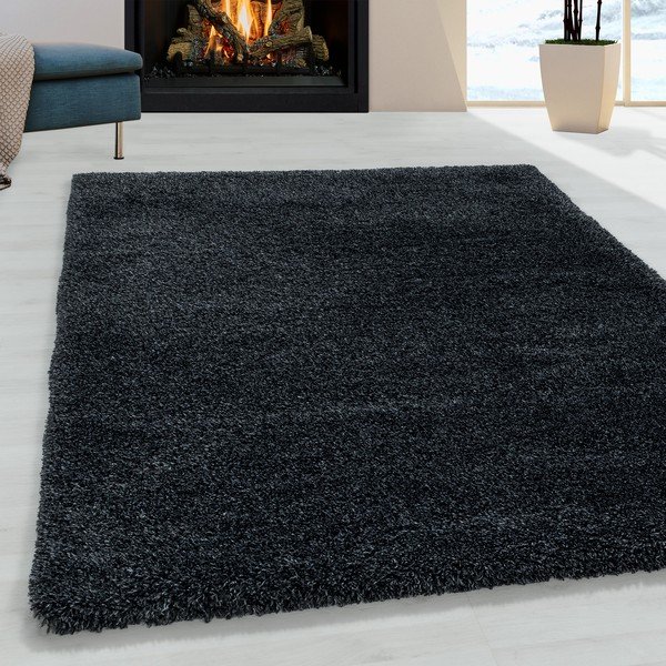Antracytowy dywan 200x290 cm Fluffy – Ayyildiz Carpets-image-1