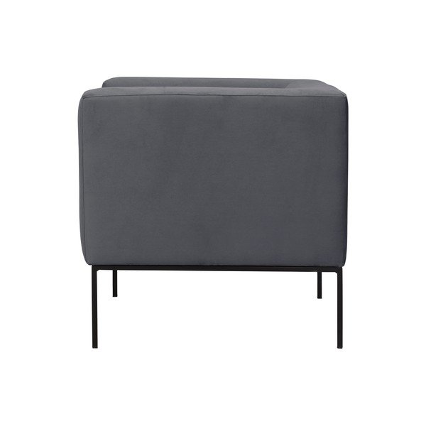 Jasnoszary fotel z metalowymi nogami Windsor & Co Sofas Neptune-image-3
