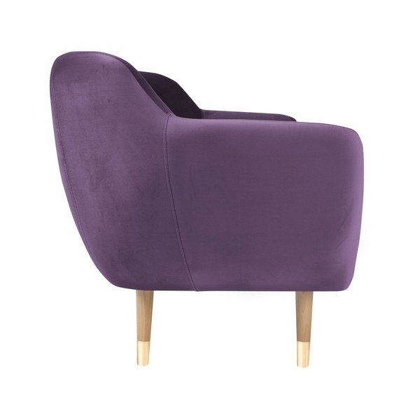 Fioletowy fotel Mazzini Sofas Amelie-image-2
