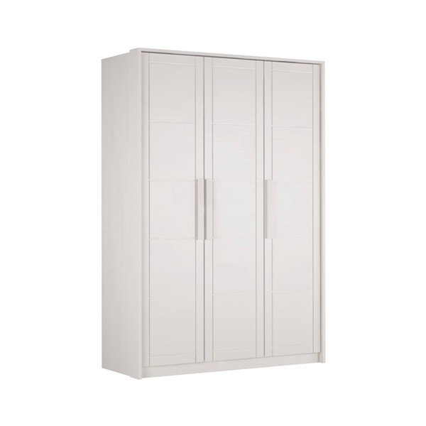 Biała szafa z litego drewna bukowego 154x220 cm Timo – Olivia Living