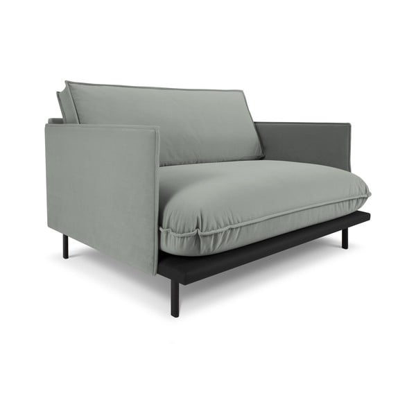 Szary aksamitny fotel Auguste – Interieurs 86-image-2