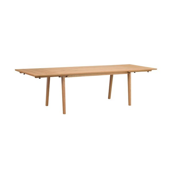 Drewniany dodatkowy blat do stołu w dekorze dębowym Rowico Melfort-image-3